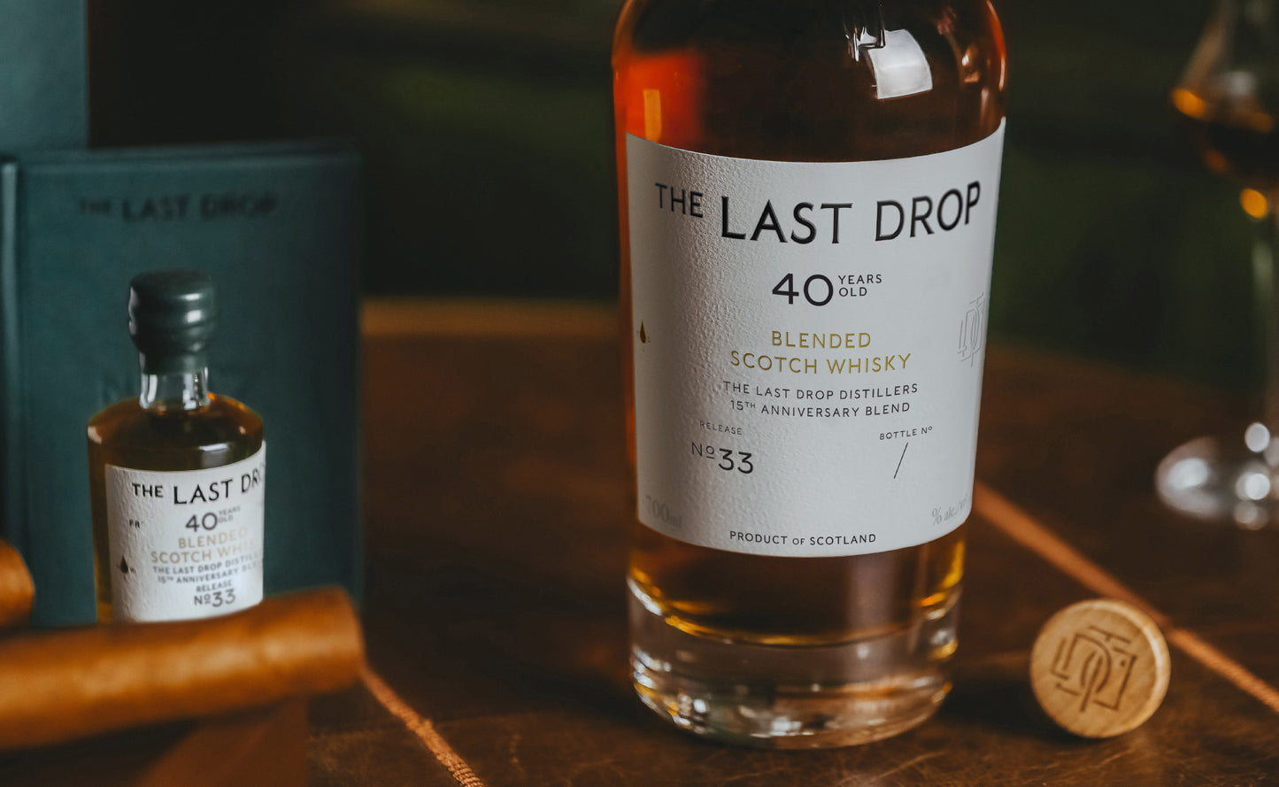 THE LAST DROP 40 YEAR OLD 15TH ANNIVERSARY BLENDED SCOTCH WHISKY