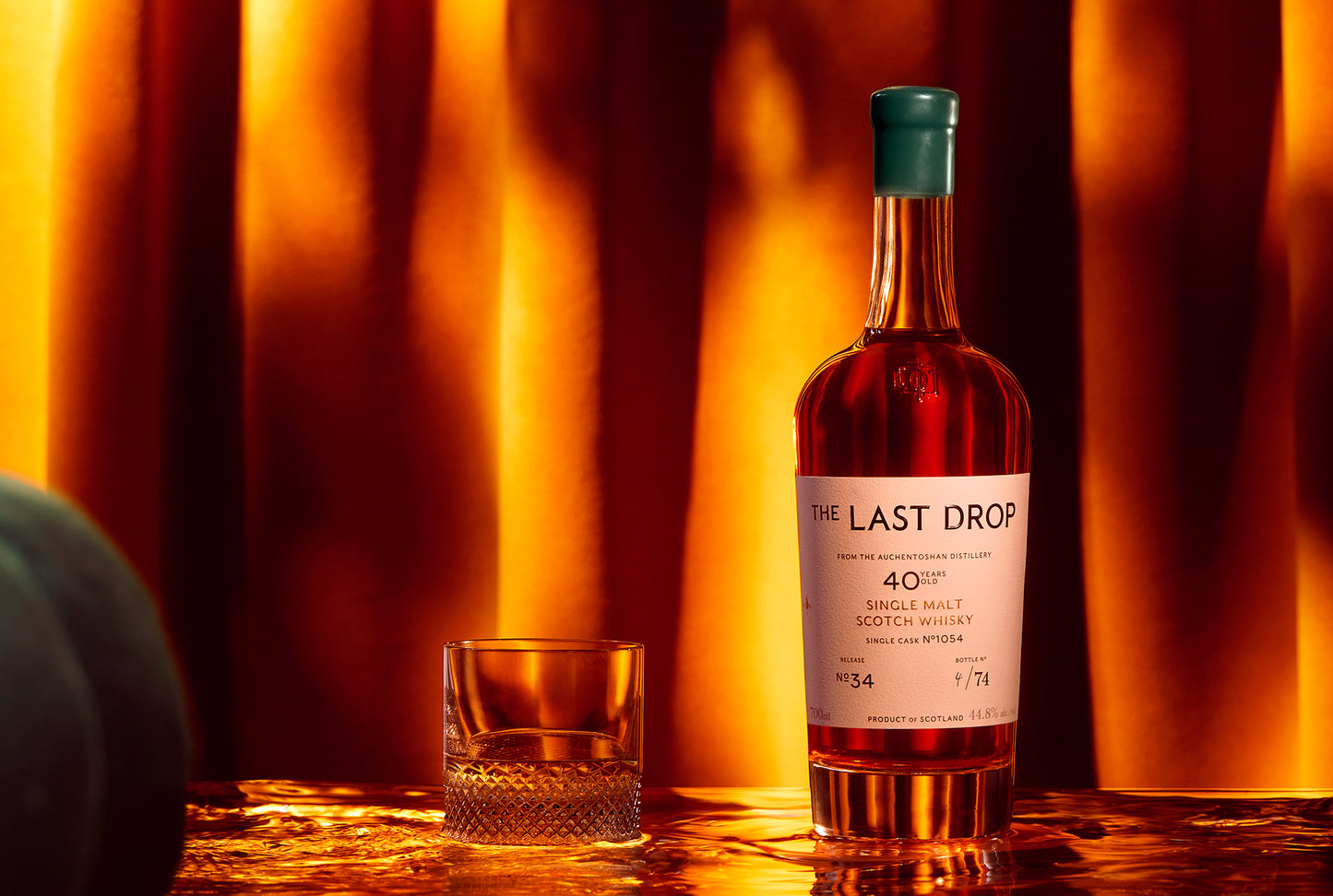 THE LAST DROP 40 YEAR OLD AUCHENTOSHAN SINGLE MALT SCOTCH WHISKY